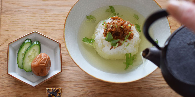 お茶漬けが食べたくなるお茶碗