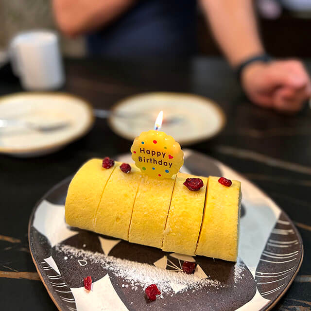 ダーリンお誕生日おめでとうと食料